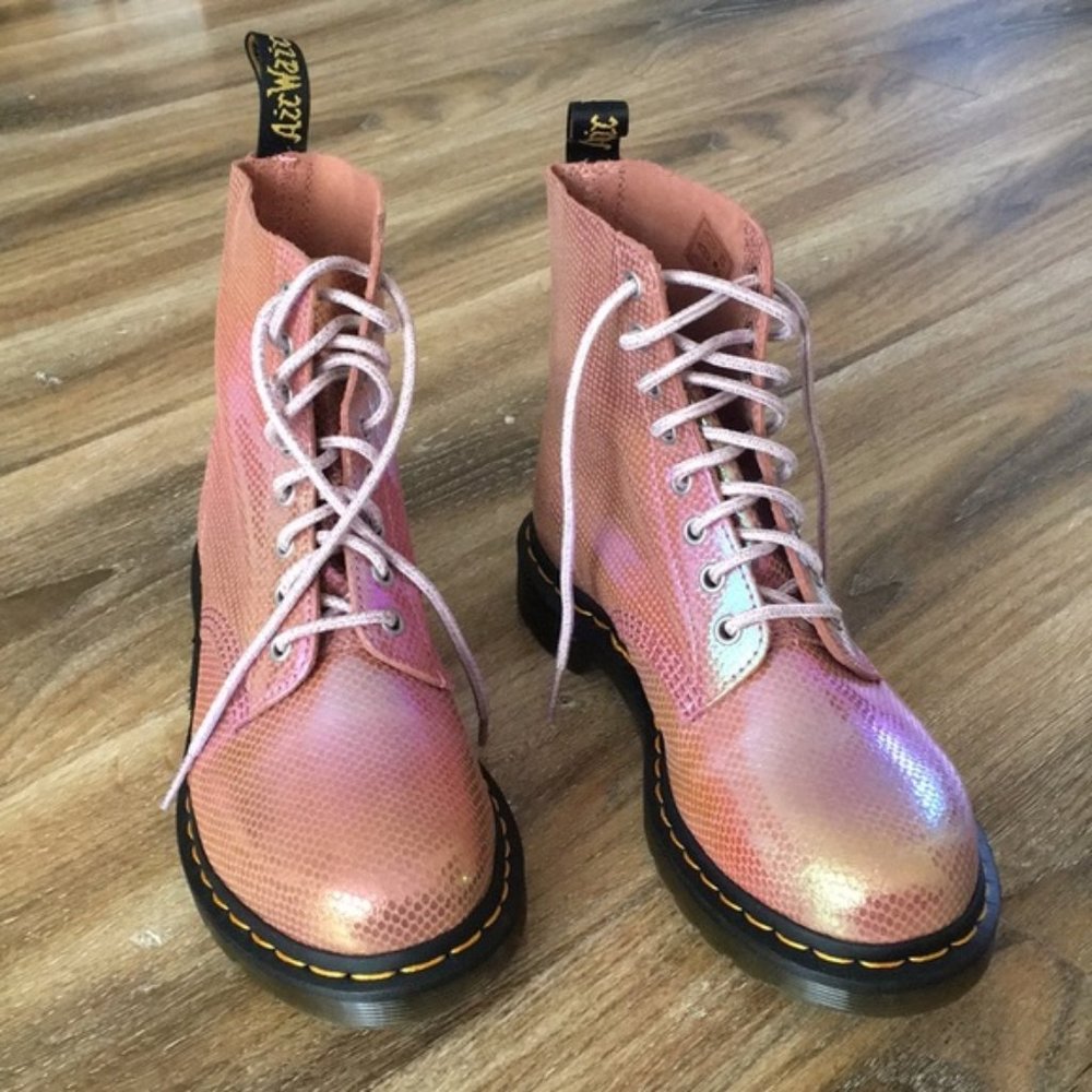 Dr. Martens 1460 Pascal Pink Iridescent Boots